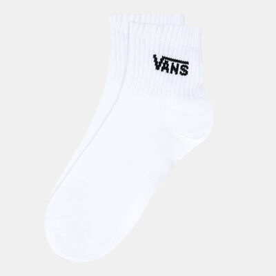 Vans Women's Half Crew Socks White Vans Women's Half Crew Socks White