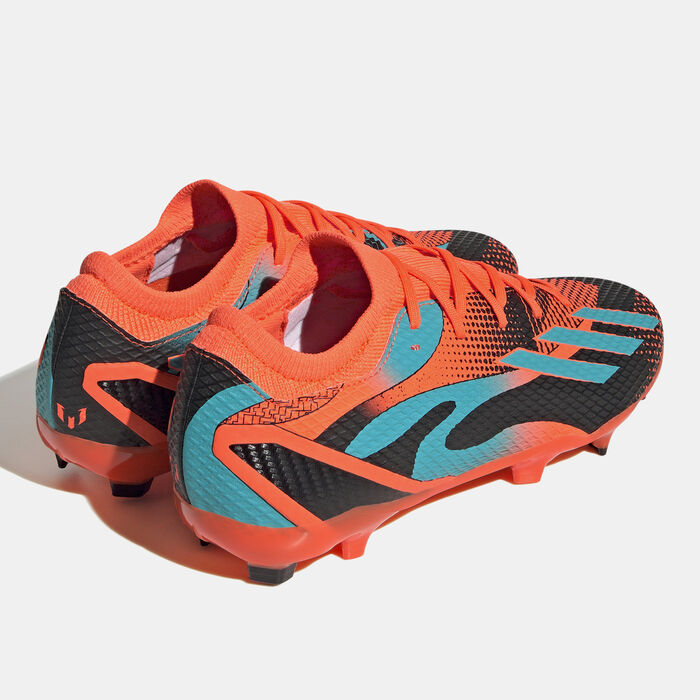 adidas Men's X Speedportal Messi.3 Firm Ground Football Shoes Orange adidas Men's X Speedportal Messi.3 Firm Ground Football Shoes Orange image number 2