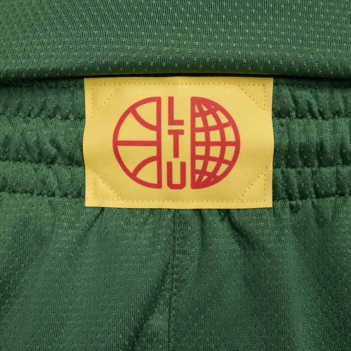 Nike Men's Lithuania Limited Road Basketball Shorts Green Nike Men's Lithuania Limited Road Basketball Shorts Green image number 5