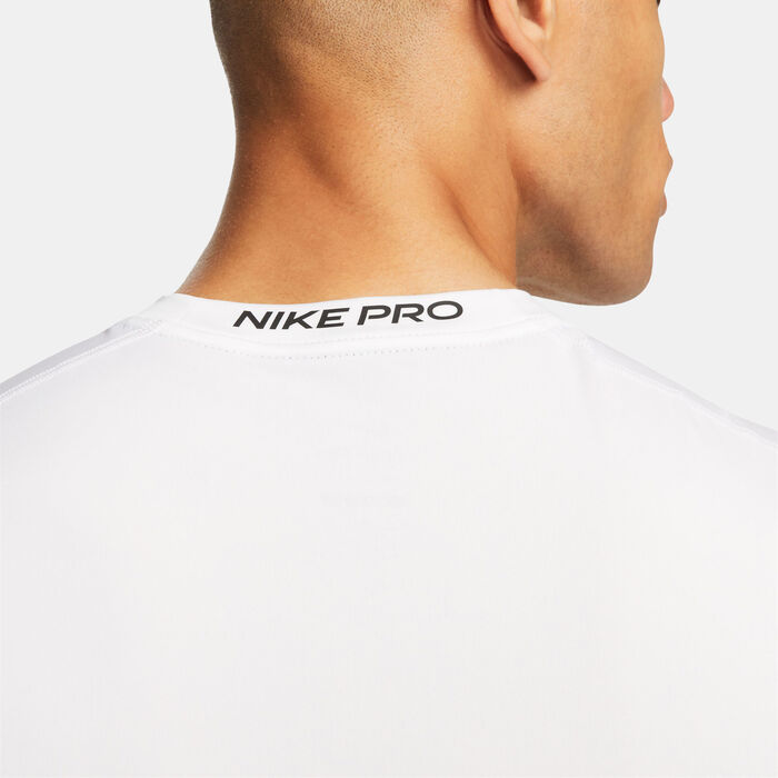 Nike Men's Pro Dri-FIT Fitness Top White Nike Men's Pro Dri-FIT Fitness Top White image number 3