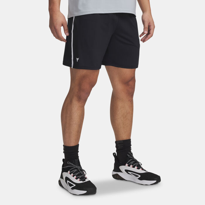 Under Armour Men's Project Rock Mesh Shorts Black Under Armour Men's Project Rock Mesh Shorts Black image number 0