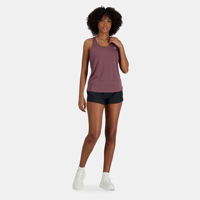 New Balance Women's Athletics Running Tank Top Red New Balance Women's Athletics Running Tank Top Red image number 5