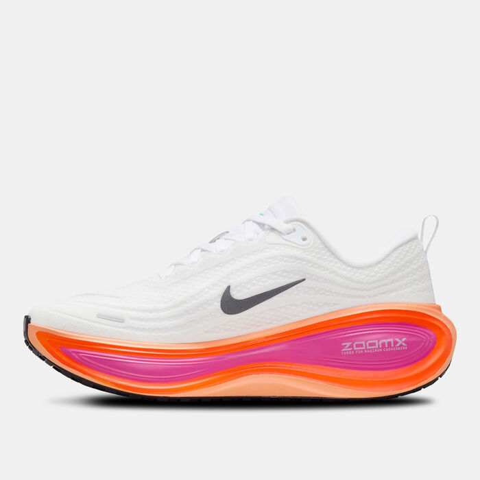 Nike Women's Vomero Plus Road Running Shoes White Nike Women's Vomero Plus Road Running Shoes White image number 2