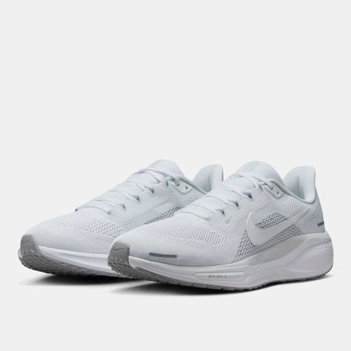 Nike Men's Pegasus 41 Road Running Shoes White Nike Men's Pegasus 41 Road Running Shoes White image number 1