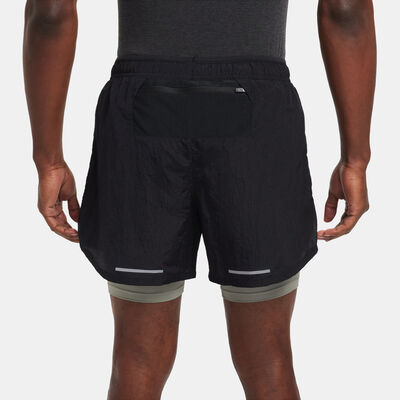 Nike Men's Dri-FIT 2-in-1 Running Shorts Black Nike Men's Dri-FIT 2-in-1 Running Shorts Black