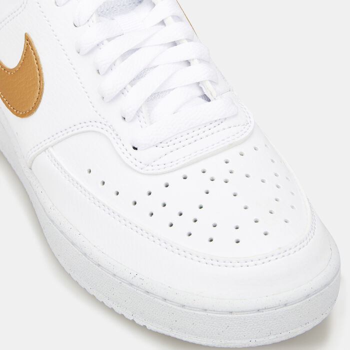 Nike Women's Court Vision Low Next Nature Shoes White Nike Women's Court Vision Low Next Nature Shoes White image number 5