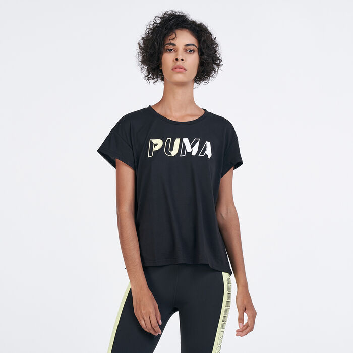 PUMA Women's Modern Sports T-Shirt Black PUMA Women's Modern Sports T-Shirt Black image number 0