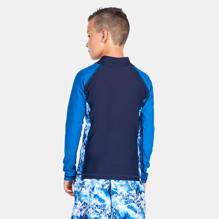 COEGA Kids' Long Sleeve Rashguard Blue image number 1