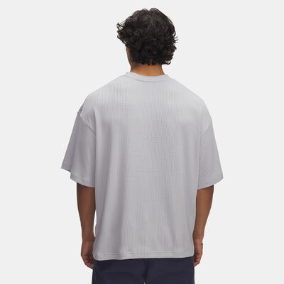 Under Armour Men's Rival Waffle T-Shirt Grey Under Armour Men's Rival Waffle T-Shirt Grey