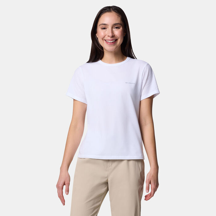 Columbia Women's Sun Trek II T-Shirt White Columbia Women's Sun Trek II T-Shirt White image number 0