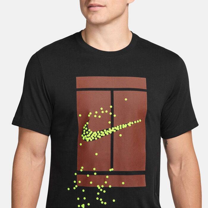 Nike Men's Court Tennis Graphic T-Shirt Black Nike Men's Court Tennis Graphic T-Shirt Black image number 2
