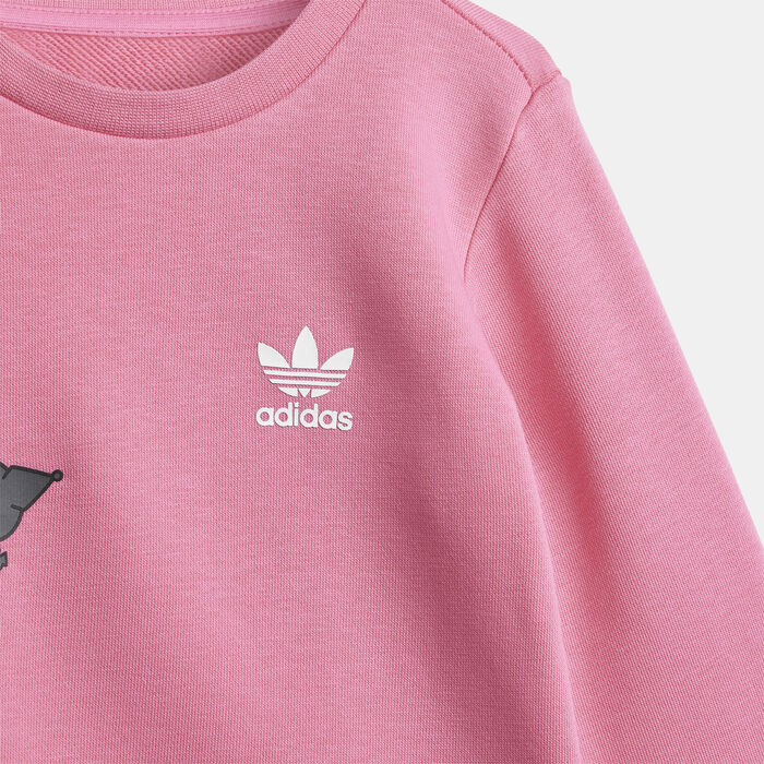 adidas Originals Kids' x Hello Kitty Sweatshirt and Sweatpants Set Pink adidas Originals Kids' x Hello Kitty Sweatshirt and Sweatpants Set Pink image number 2