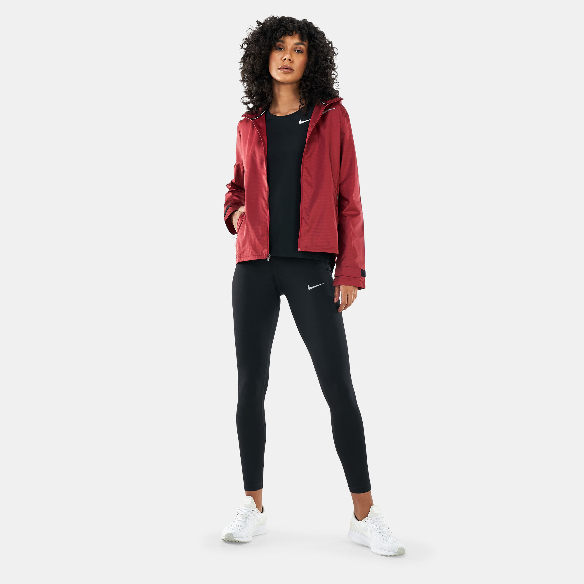 Women s Essential Running Jacket Red Nike in KSA SSS
