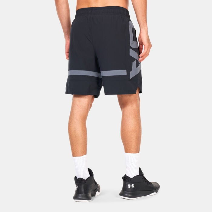 Under Armour Men's UA Baseline Woven Basketball Shorts Black Under Armour Men's UA Baseline Woven Basketball Shorts Black image number 1