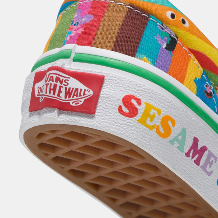 Vans Kids Sesame Street Classic Slip-On Shoes Multi-Color image number 3