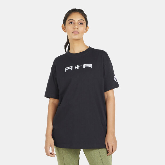 Nike Women's Sportswear Air T-Shirt Black Nike Women's Sportswear Air T-Shirt Black image number 0