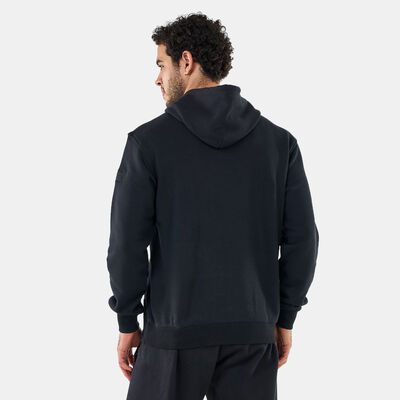 adidas Originals Men's Trefoil Linear Pullover Hoodie Black adidas Originals Men's Trefoil Linear Pullover Hoodie Black