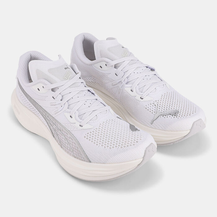 PUMA Men's Deviate NITRO 3 Road Running Shoes White image number 1