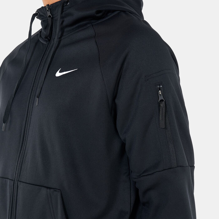 Nike Men's Therma-FIT Training Hoodie Black image number 3