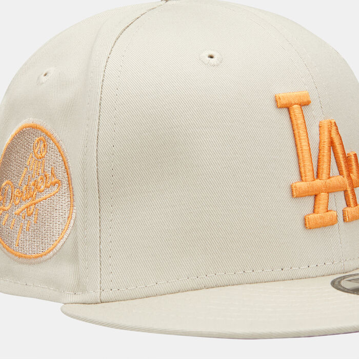 New Era Men's Los Angeles Dodgers Side Patch 9FIFTY Cap Beige New Era Men's Los Angeles Dodgers Side Patch 9FIFTY Cap Beige image number 2