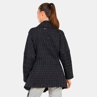 Nike Women’s Yoga Therma-FIT Luxe Jacquard Top Black