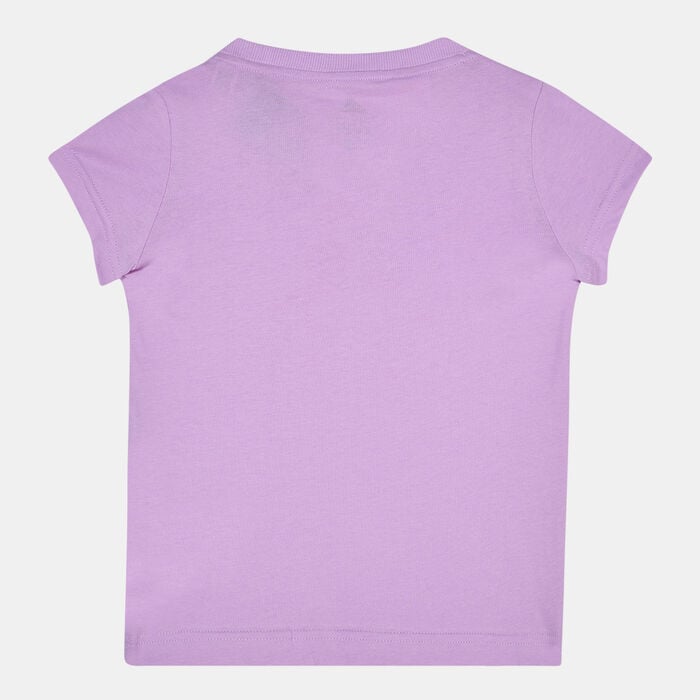 adidas Kids' Essential Big Logo T-Shirt Purple adidas Kids' Essential Big Logo T-Shirt Purple image number 1
