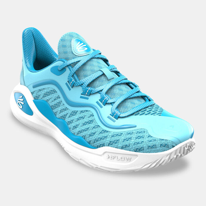 Under Armour Curry 11 Mouthguard Shoes Blue Under Armour Curry 11 Mouthguard Shoes Blue image number 1