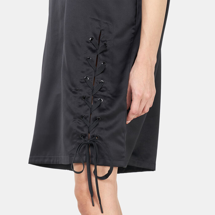 adidas Originals Women's Always Original Laced T-Shirt Dress Black image number 2