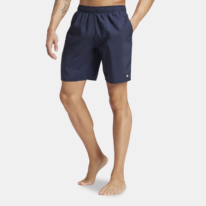 adidas Men's Solid CLX Swimming Shorts Multi-Color adidas Men's Solid CLX Swimming Shorts Multi-Color image number 0