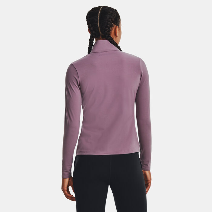 Under Armour Women's Motion Full-Zip Training Track Jacket Purple image number 1