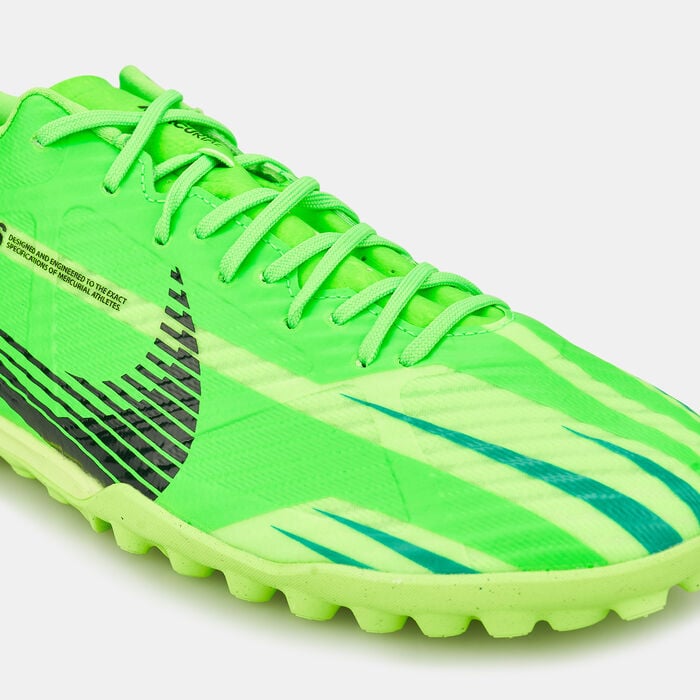 Nike Men's CR7 Vapor 15 Academy Mercurial Dream Speed Turf Ground Football Shoes Green Nike Men's CR7 Vapor 15 Academy Mercurial Dream Speed Turf Ground Football Shoes Green image number 4