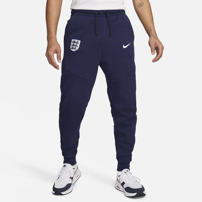 Nike Men's England Tech Fleece Football Joggers Blue