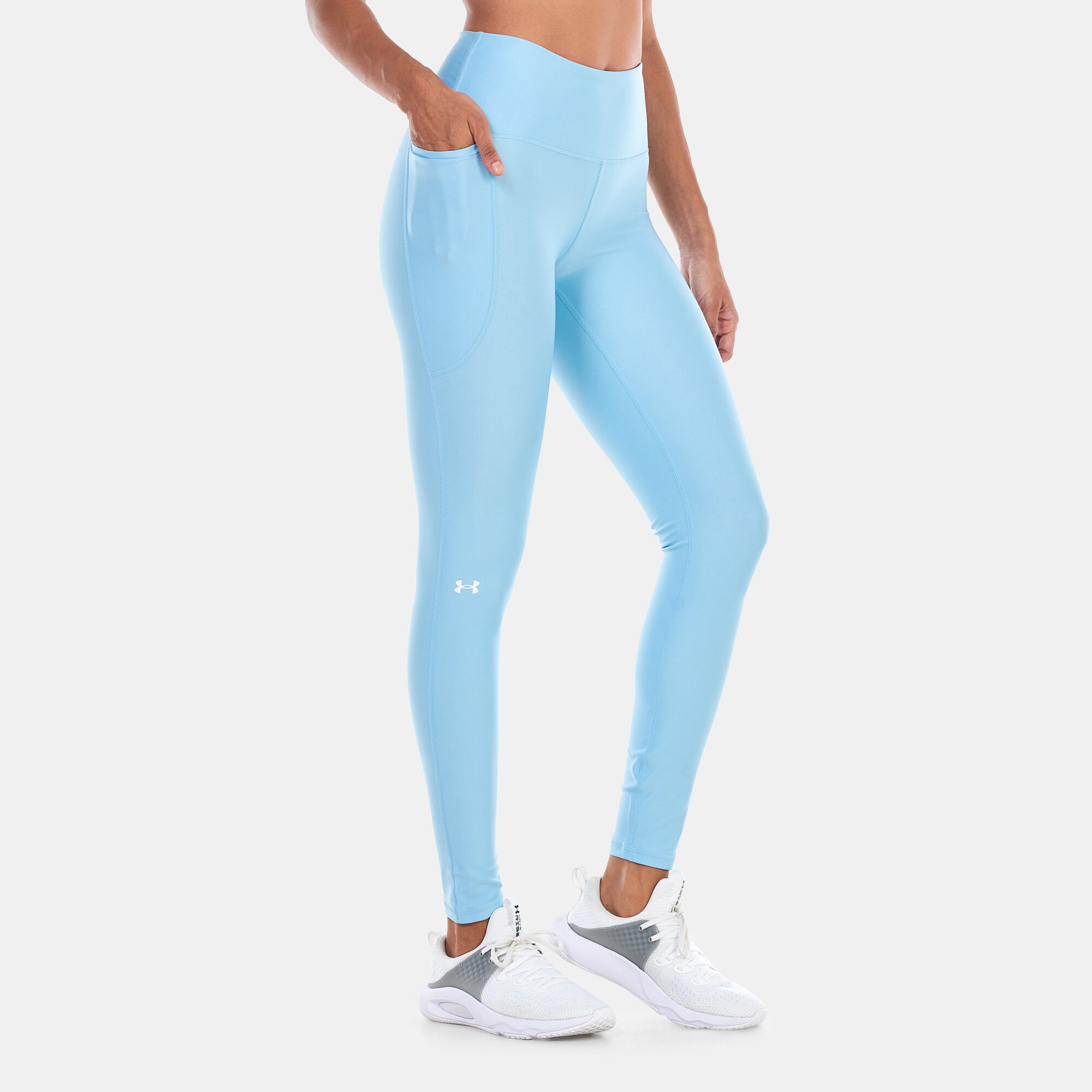 Women s HeatGear Evolved Graphic Leggings Blue Under Armour in KSA SSS