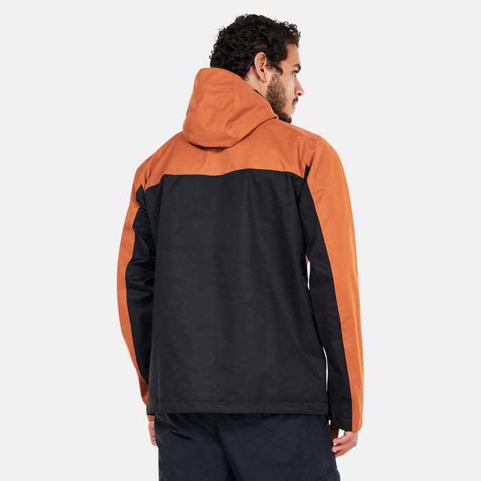 Columbia Men's Hikebound™ Rain Jacket Orange Columbia Men's Hikebound™ Rain Jacket Orange image number 1