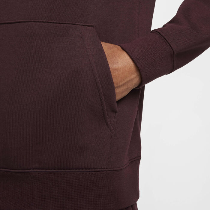Nike Men's Swoosh Dri-FIT Fitness Hoodie Maroon Nike Men's Swoosh Dri-FIT Fitness Hoodie Maroon image number 3