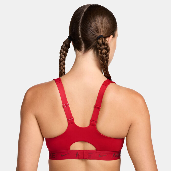 Nike Women's Indy High-Support Training Sports Bra Red Nike Women's Indy High-Support Training Sports Bra Red image number 1