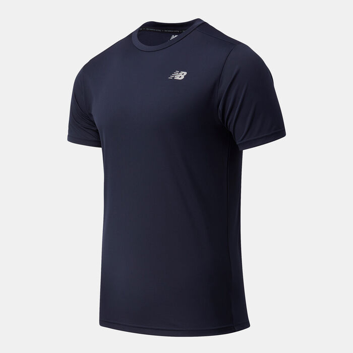 New Balance Men's Core Run T-Shirt Pink New Balance Men's Core Run T-Shirt Pink image number 0