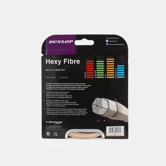 Hexy Fibre Tennis String Hexy Fibre Tennis String image number 1