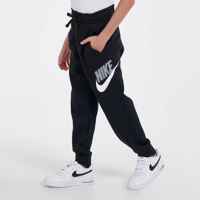 Nike Kids' Sportswear Club Fleece Pants (Plus Size) (Older Kids) Black Nike Kids' Sportswear Club Fleece Pants (Plus Size) (Older Kids) Black image number 0