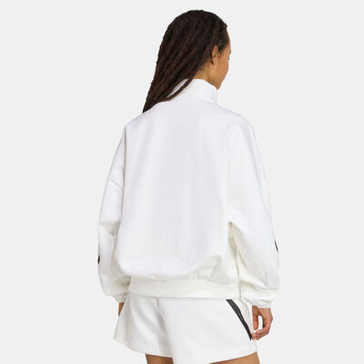 adidas Women's Z.N.E. Track Jacket White adidas Women's Z.N.E. Track Jacket White