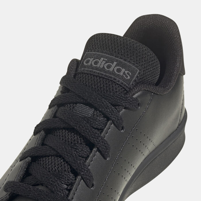 adidas Kids' Advantage Lifestyle Court Lace Shoe Black adidas Kids' Advantage Lifestyle Court Lace Shoe Black image number 4