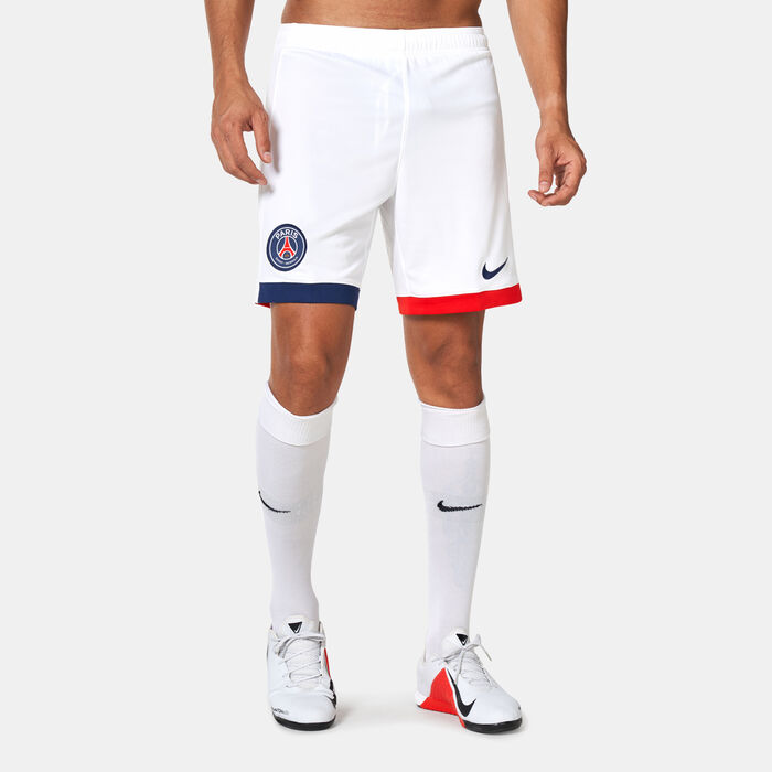Nike Men's Paris Saint-Germain 24/25 Away Replica Football Shorts White Nike Men's Paris Saint-Germain 24/25 Away Replica Football Shorts White image number 0