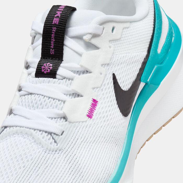 Nike Women's Air Zoom Structure 25 Shoe White image number 3
