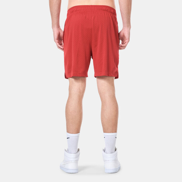 Jordan Men's Sport Dri-FIT Mesh Basketball Shorts Red Jordan Men's Sport Dri-FIT Mesh Basketball Shorts Red image number 1