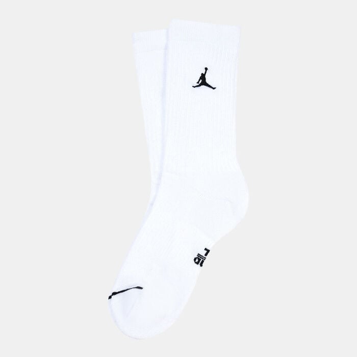 Jordan Everyday Crew Socks (3 Pairs) White Jordan Everyday Crew Socks (3 Pairs) White image number 0