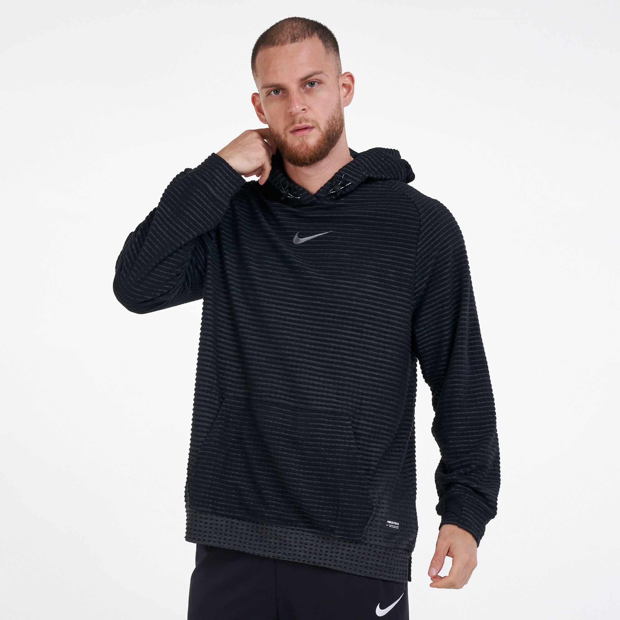 Men s Therma FIT Pullover Hoodie Black Nike in KSA SSS