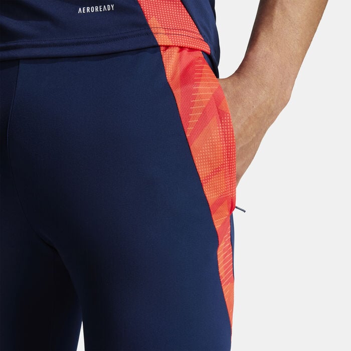 adidas Men's Manchester United Tiro 24 Training Football Pants Blue adidas Men's Manchester United Tiro 24 Training Football Pants Blue image number 3