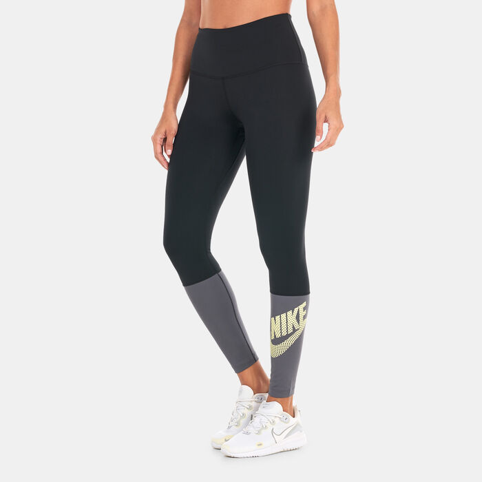 Nike Women's One High-Waisted Dance Leggings Black image number 0