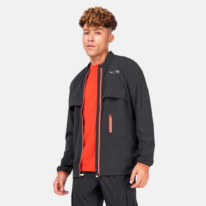 PUMA Men's FIRST MILE Running Jacket Black PUMA Men's FIRST MILE Running Jacket Black image number 0