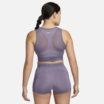 Nike Women's Pro Mesh Tank Top Purple